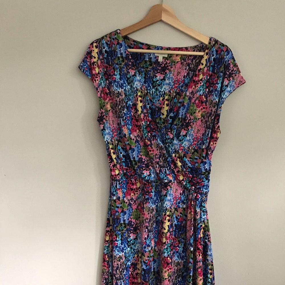 Talbots Floral Midi Dress